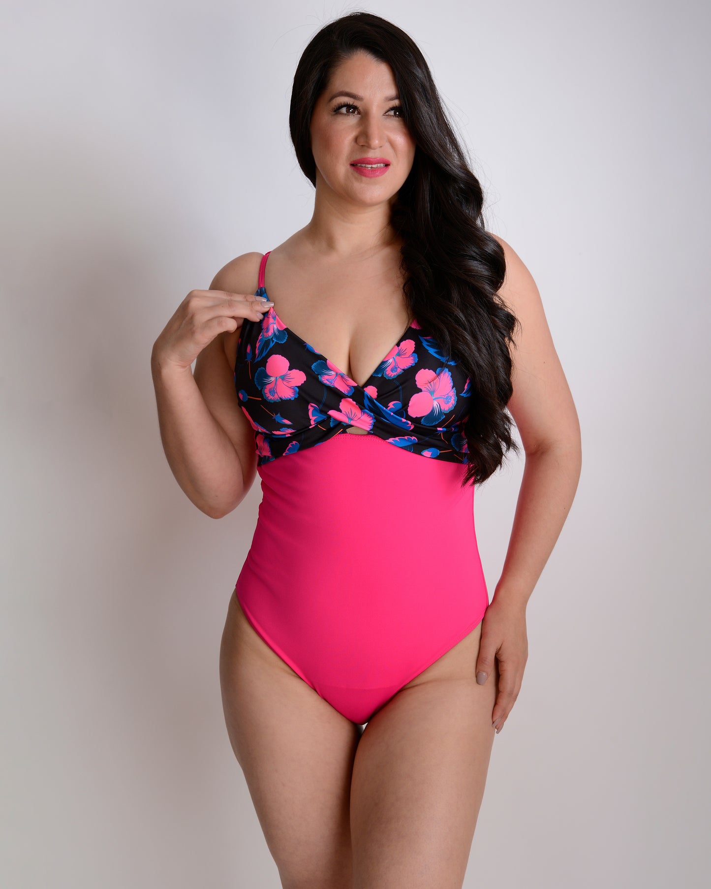 Flor de Medianoche | Traje de baño entero con control de abdomen