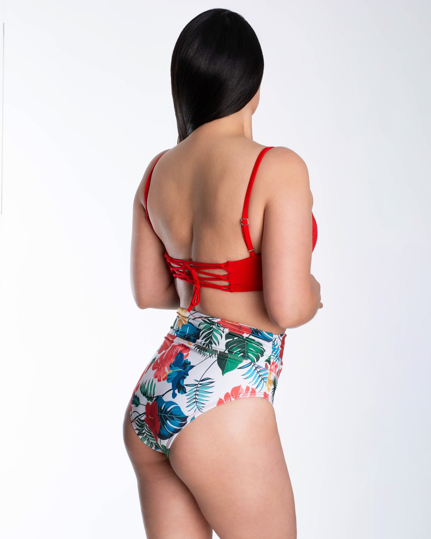 785 - Bikini tiro alto estampado