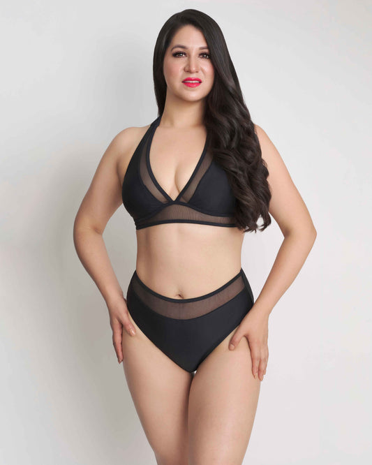 BK - 12 Bikini Halter Negro