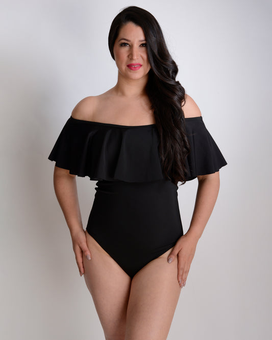 Corte Emperatriz | Traje de baño entero off-shoulder